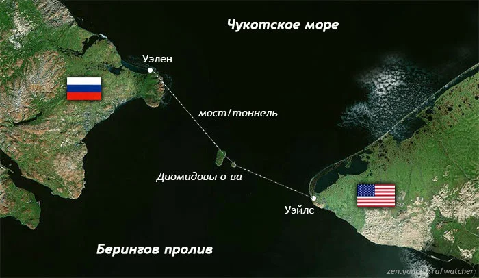 Проект моста через Берингов пролив. Тоннель под Беринговым проливом. Проект тоннеля через Берингов пролив. Проект мост между Чукоткой и Аляской.