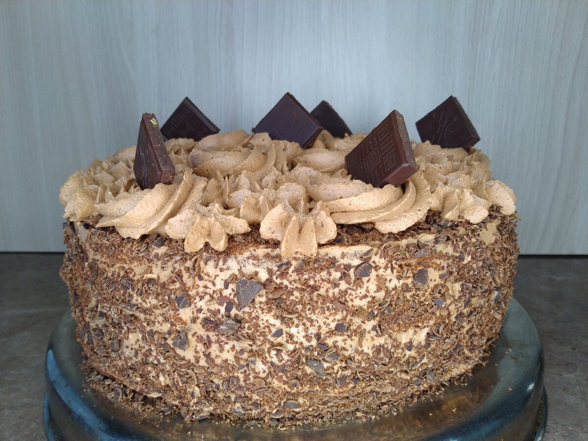 Шоколадно-апельсиновый торт