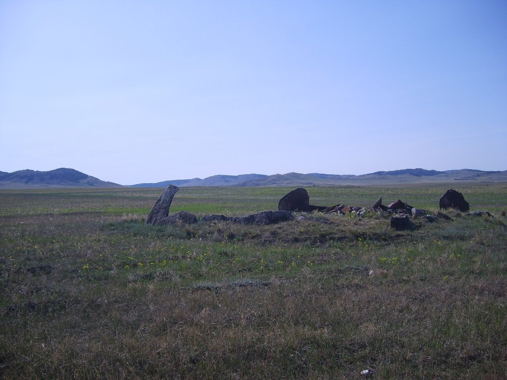 Курган скифской эпохи в долине р. Кокса, Хакасия