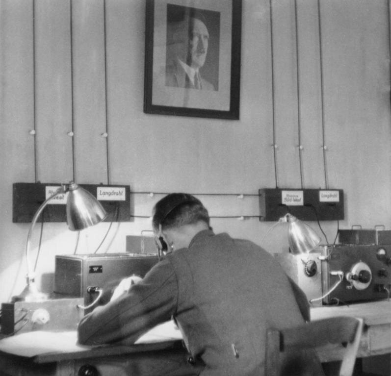 Радист абвера за работой, 1939 г. 