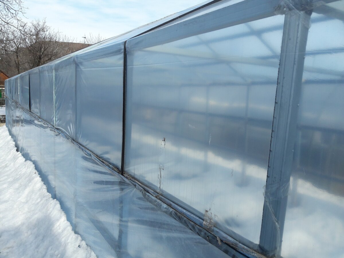 Теплица из профилей.