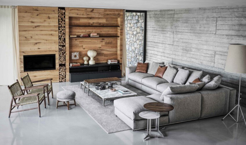 Светлый диван в интерьере гостиной – 12 вариантов дизайна с фото