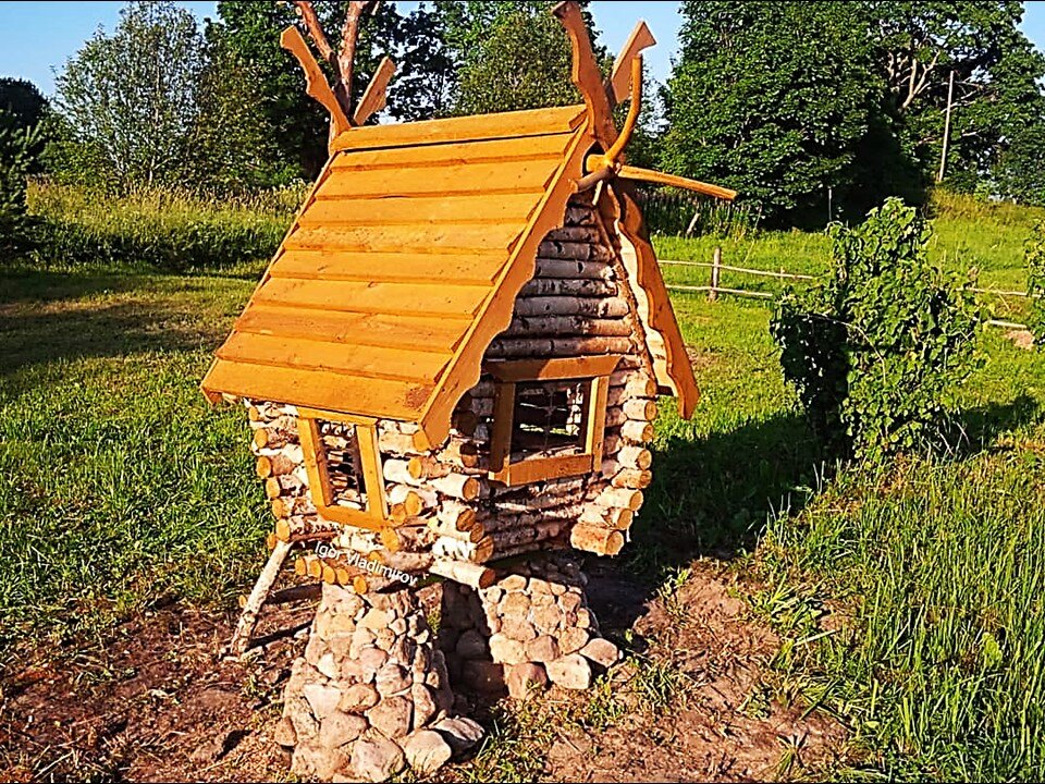 Избушка на курьих ножках проект
