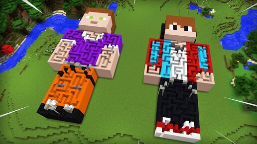 ЛАБИРИНТ ПОЗЗИ ПРОТИВ ЛАБИРИНТА КОМПОТА В МАЙНКРАФТ 100% ТРОЛЛИНГ ЛОВУШКА MINECRAFT КОМПОТ