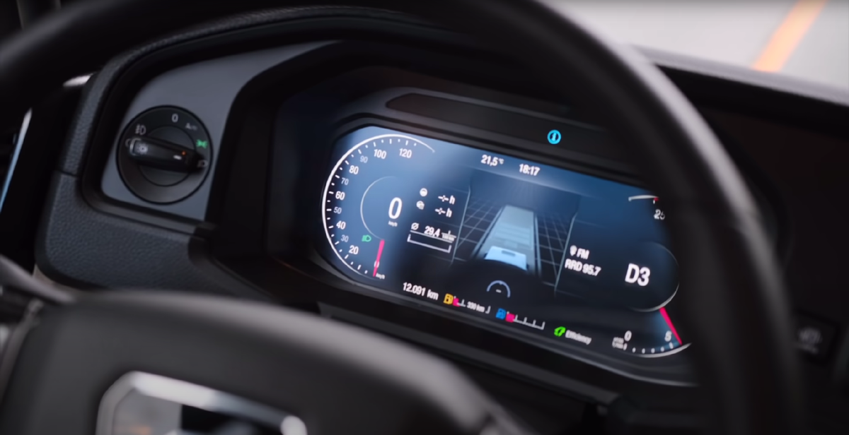 Приборная панель нового MAN NTG TGX