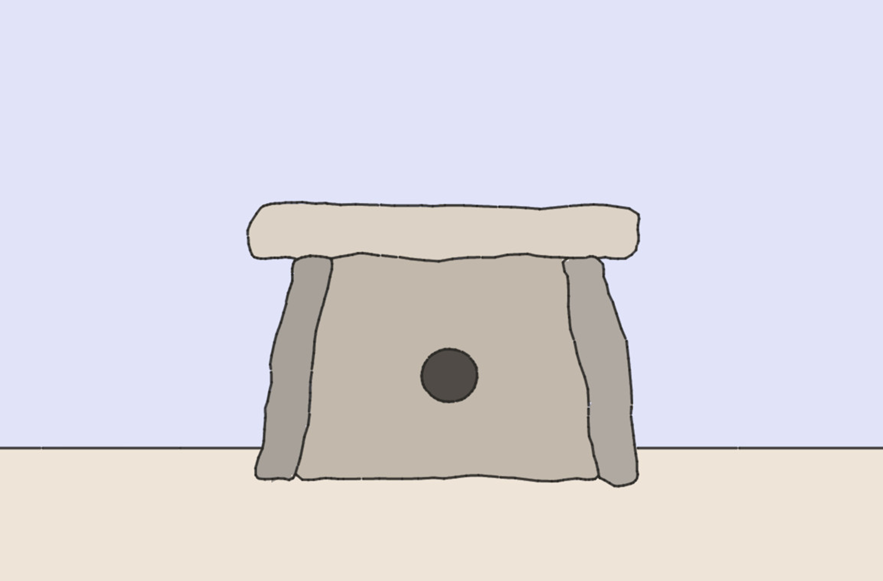 Рис. 1. Дольмен