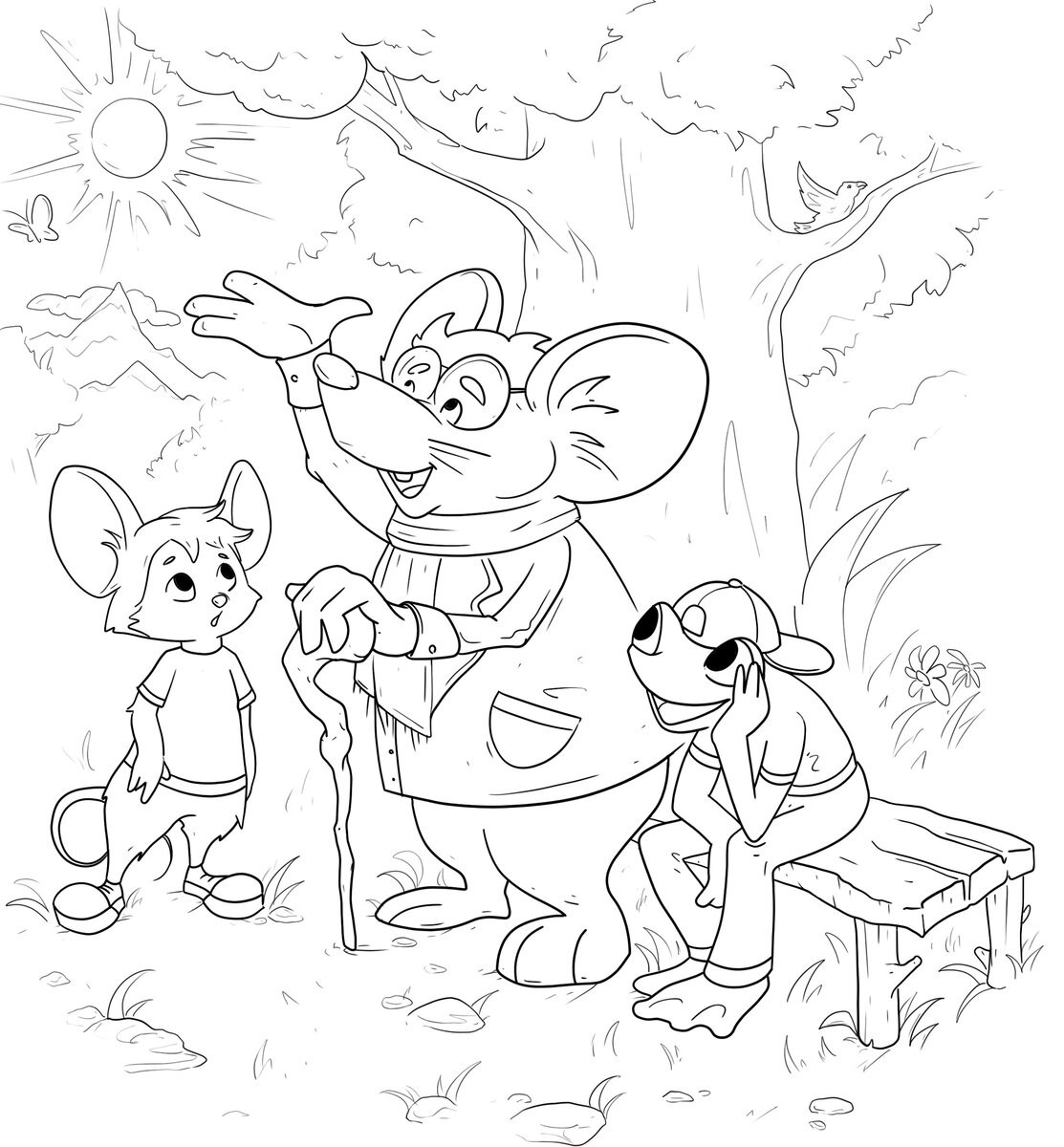 Сказка о мышонке Тиме и лягушонке Кваке