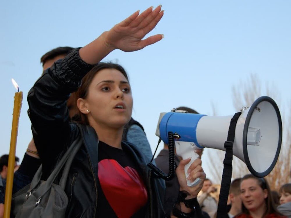 Наталья Морарь, журналистка, которую обвиняли в организации массовых беспорядков.