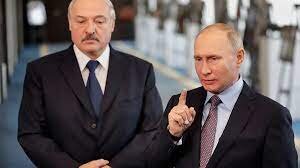 Президент Белоруссии Александр Лукашенко и президент России Владимир Путин 
