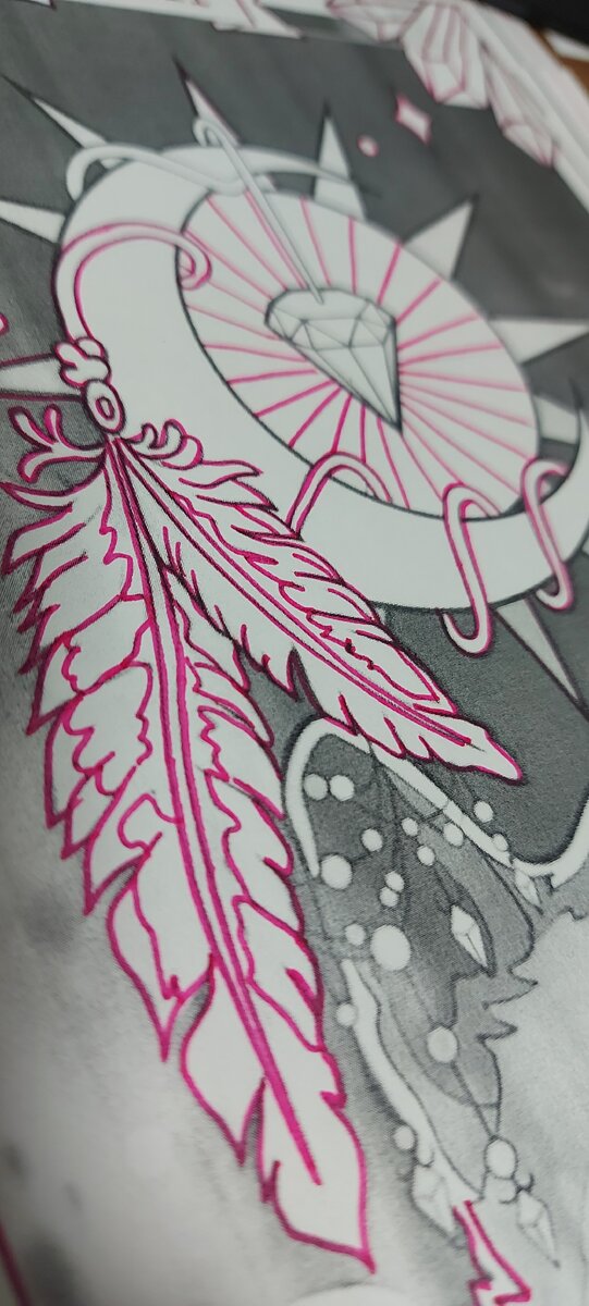 Обвожу контур рисунка