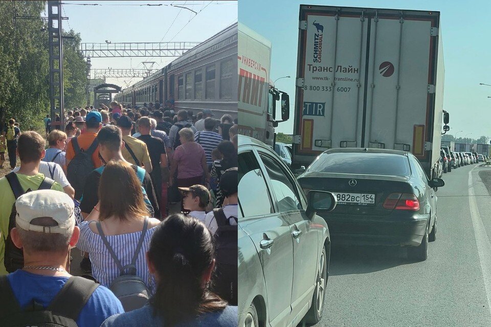     Многие новосибирцы выбрали электрички вместо часовых пробок  Новосибирская служба эвакуации «АСТ-54»