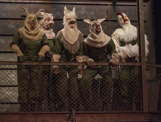 Постановка Чикагского театра - "Скотный двор"
