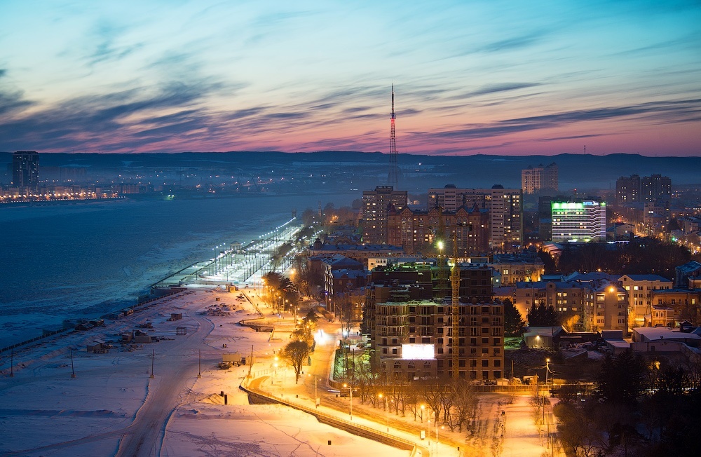 Благовещенск зимой