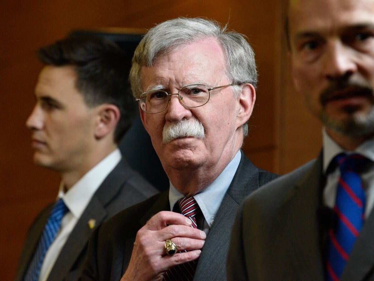    Советник президента США по национальной безопасности Джон Болтон на пресс-конференции в Киеве© РИА Новости / Стрингер