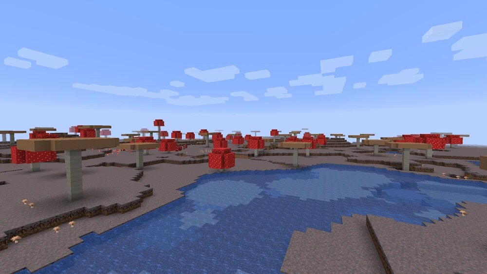 Грибные поля в Майнкрафте (С) MinecraftWiki