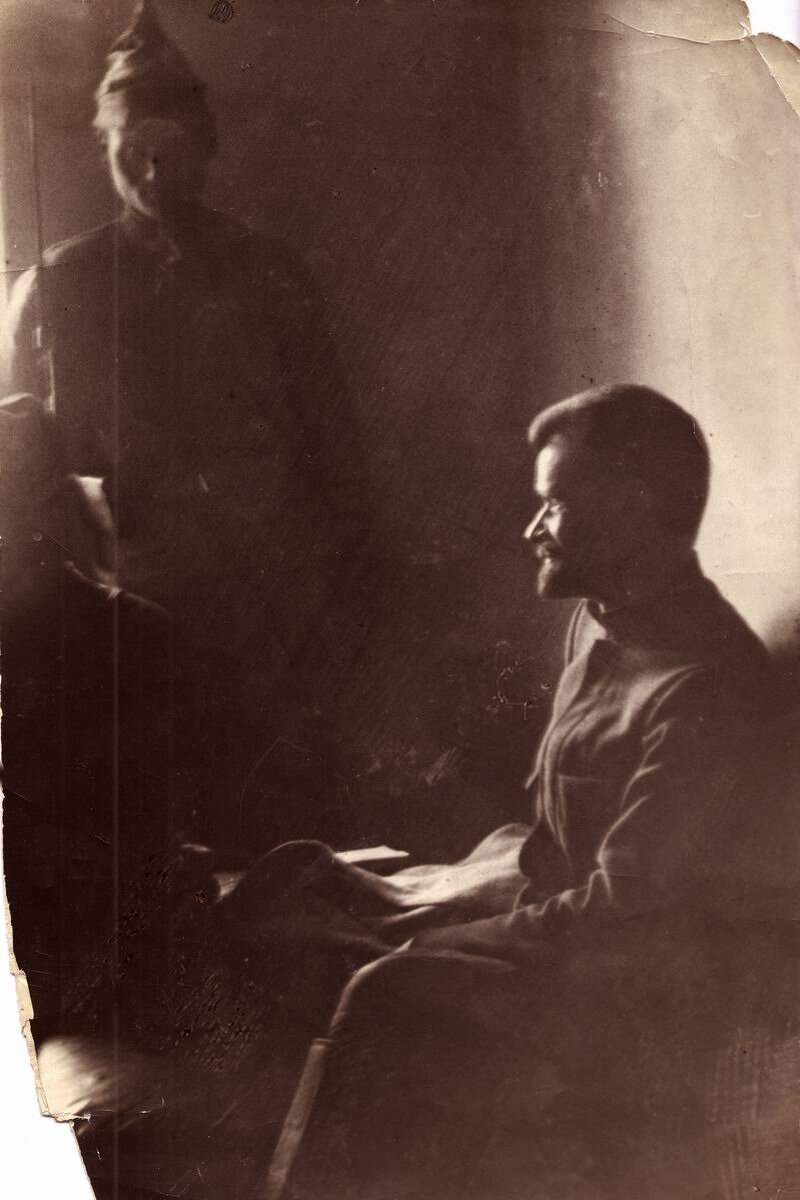 А. Перхуров во время допроса, 1921 г.