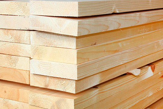 Сухие строганные доски