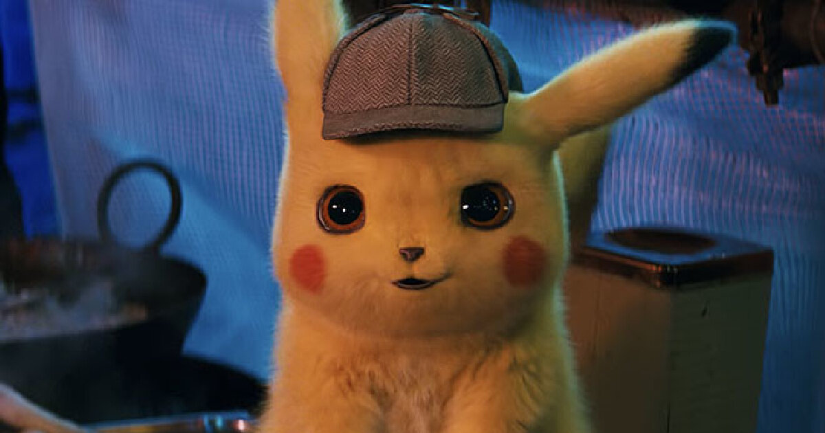 Фрагмент из фильма "Покемон. Детектив Пикачу" 