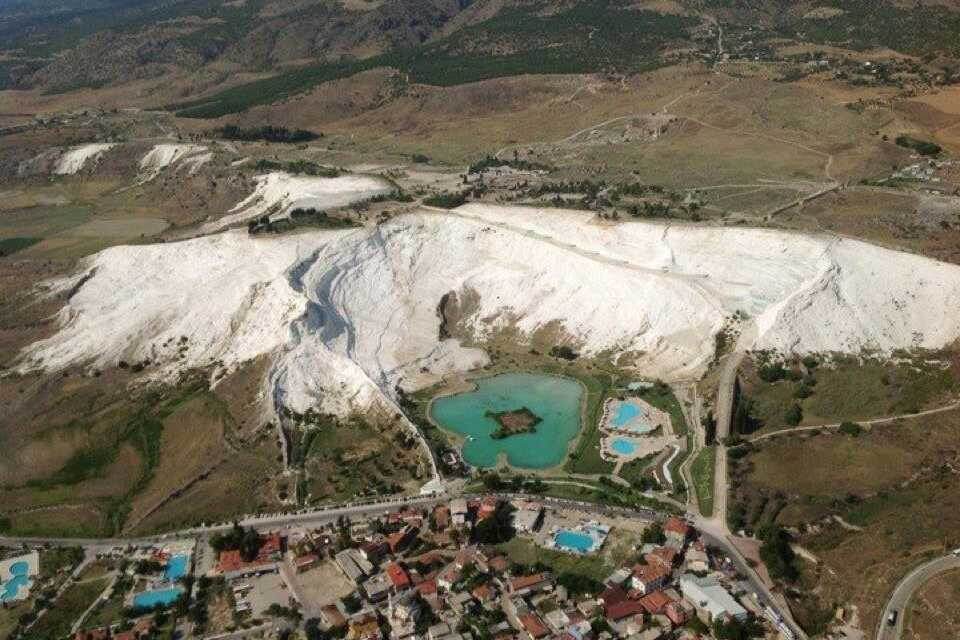 Вид на Памуккале