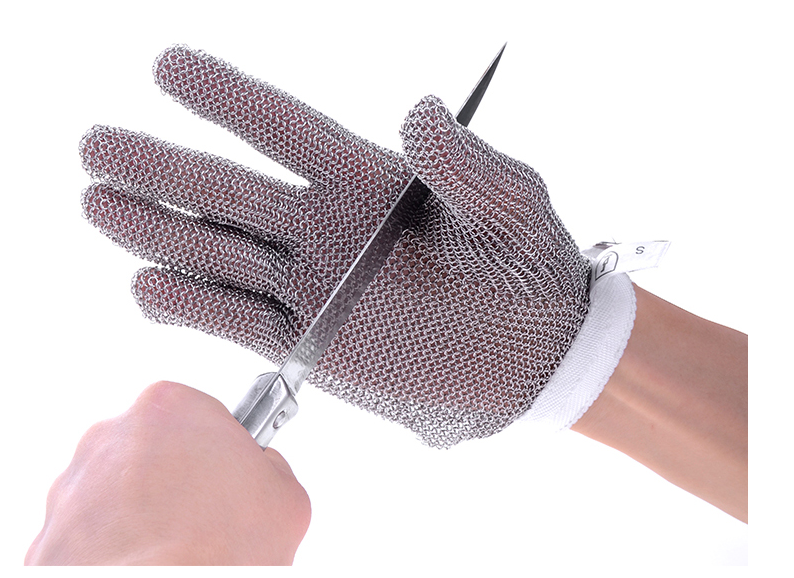 Кольчужные перчатки от порезов и кевларовые перчатки для упаковки и фасовки