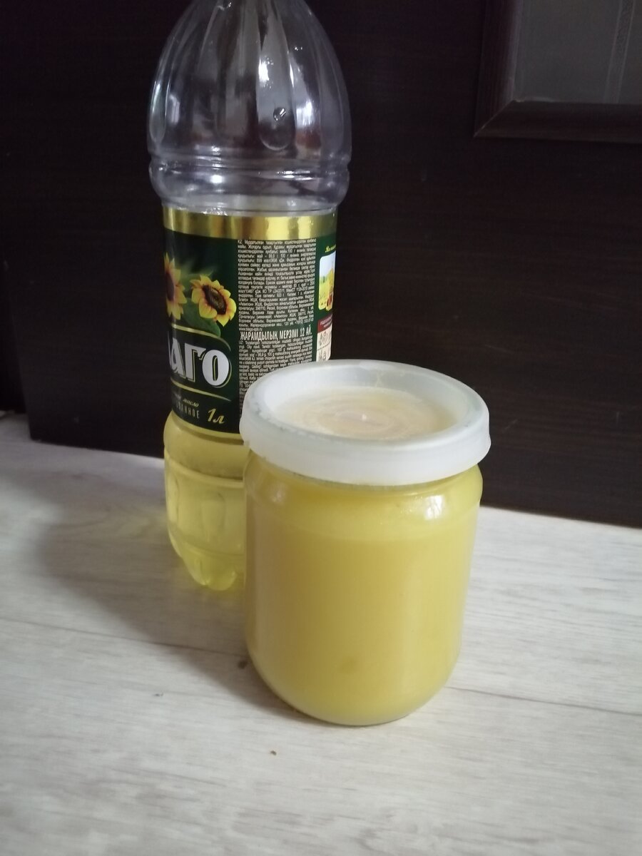 Мед и растительное масло