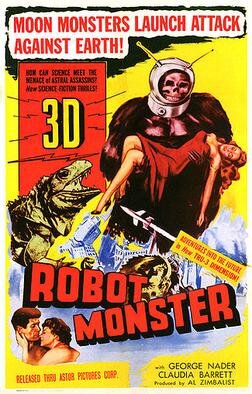 Постер к фильму "Робот-монстр" (Robot Monster).