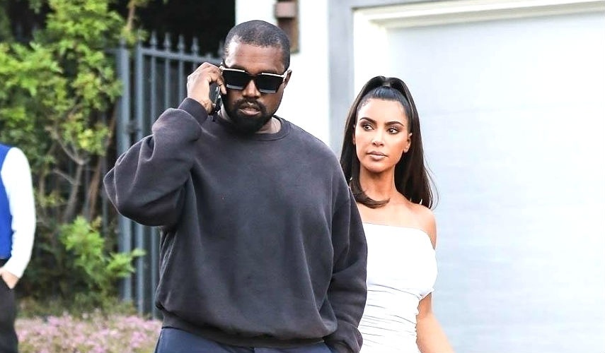 Канье Уэст и Ким Кардашьян ​Фото: Legion-Media.ru 