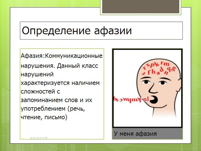 Отдельные сегменты коры головного мозга в человеческом организме ответственны за то или иное нарушение речи. К областям, отвечающим за речь, относят височные извилины, задние части нижней лобной извилины, теменную область, область левого (доминантного) полушария головного мозга, которая находится на границе височной, теменной и затылочной областей. На этом основываются особенности нарушений.