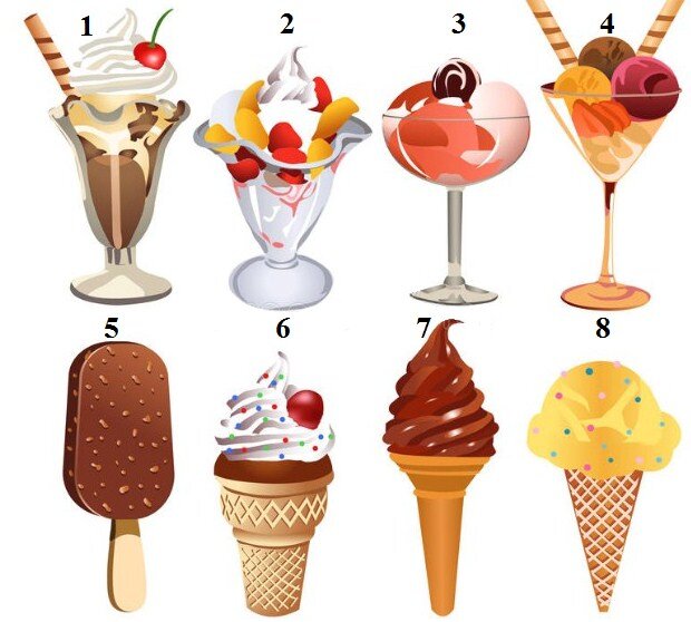 Выбери мороженое