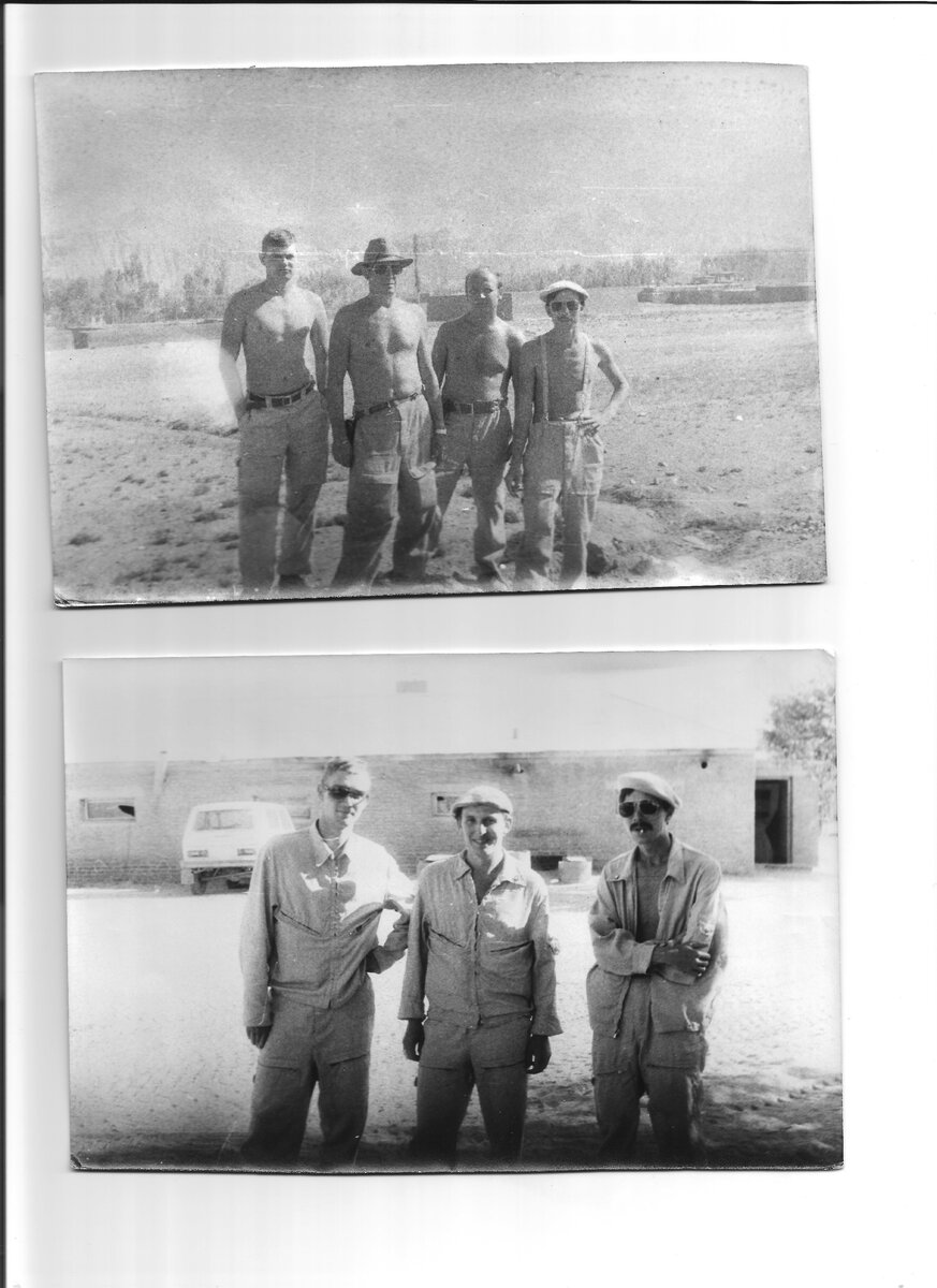 Железки пока не было, на втором снимке бывшая гостиница где мы обитали.