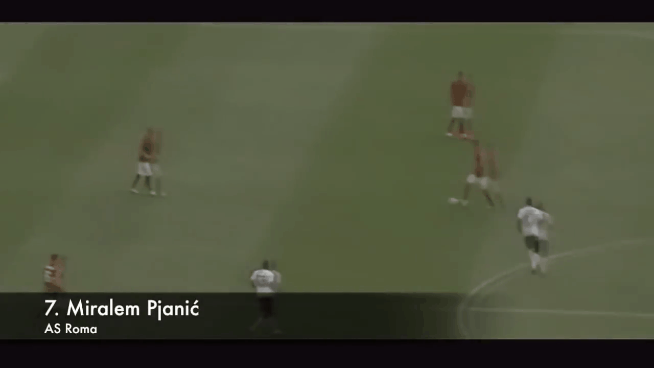 "Сочный" гол Миралема Пьянича за "Рому"