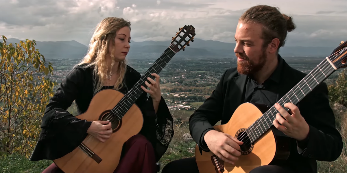 MoNo Guitar Duo (Giuseppe Molino и Anna Krystyna Nowicka), скрин YouTube