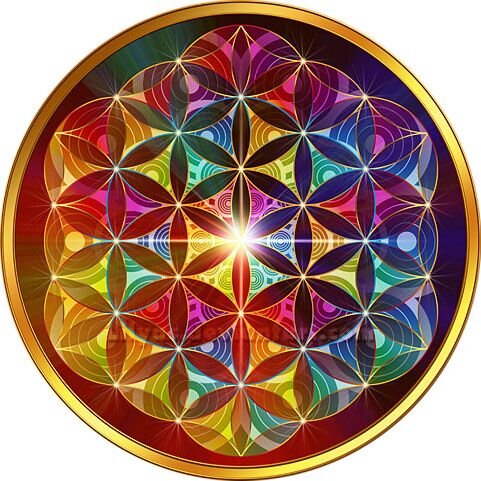 мАндала ЦВЕТОК ЖИЗНИ 