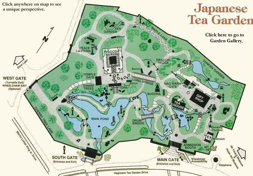 Планировка японского сада