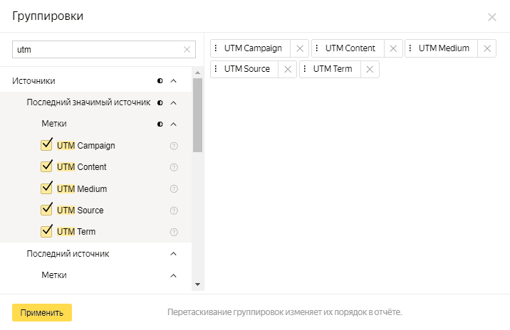Utm для директа Utm для директа