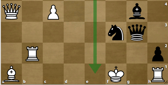 присылаем ладью на е1