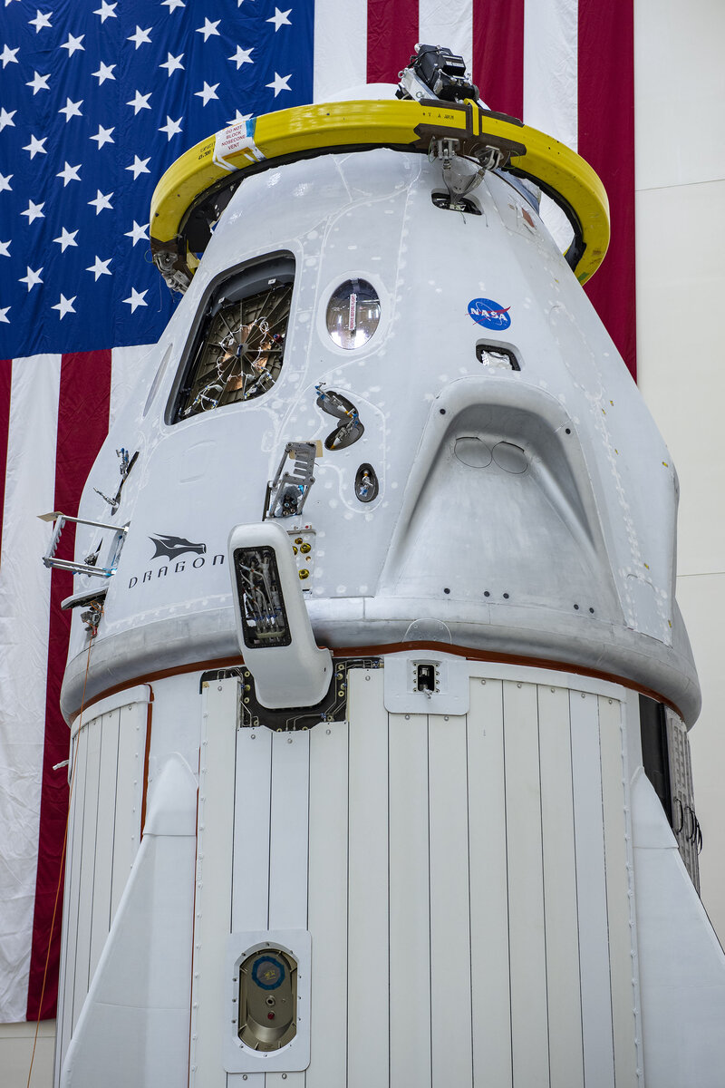 Космический корабль Crew Dragon (источник: SpaceX)