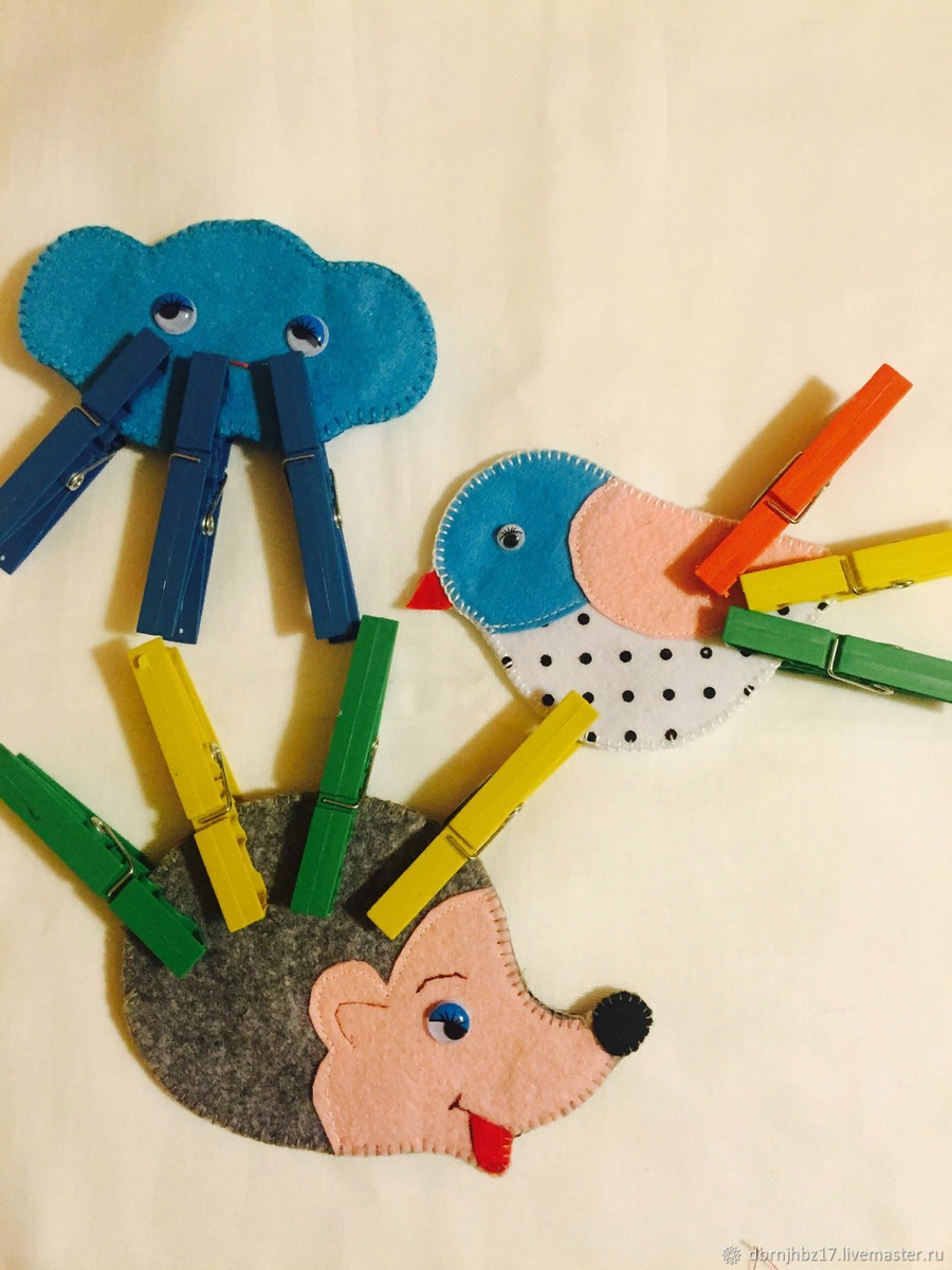 примеры заданий с прищепками