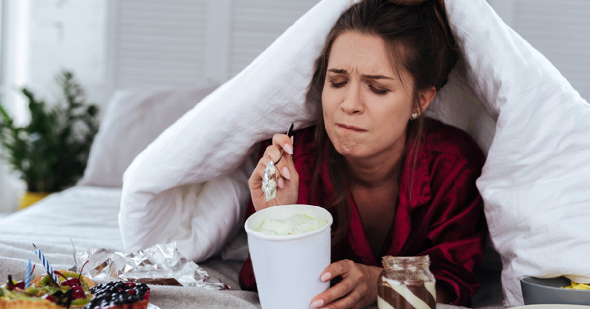  вас тянет «заедать» стресс, чаще всего сладким?