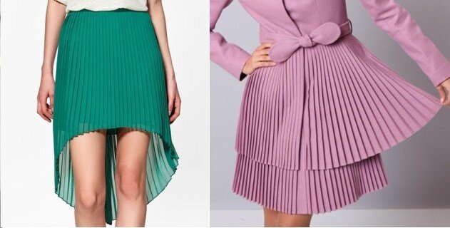 Плиссировка на ткани. Фото: Яндекс Картинки