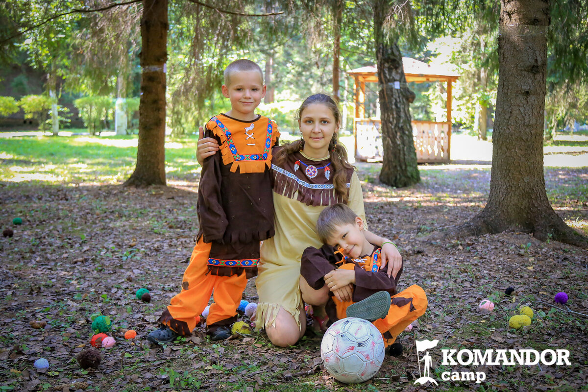 Самый младший отряд лагеря KomandorCamp  "Этно лагерь".