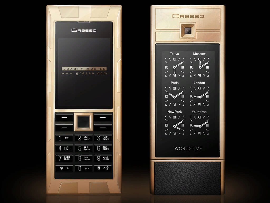 Gresso известен своими невероятно дорогими телефонами, но сегодня компания вышла на совершенно новый уровень, объявив джекпот Luxor Las Vegas. И это неплохой джекпот: телефон стоит 1 000 000 долларов США, и было выпущено только три единицы (каждая с выгравированным номером на обороте).  Что делает его таким дорогим, так это черные бриллианты (в общей сложности на 45,5 тыс.), покрывающие его переднюю часть, и 200-летнее африканское черное дерево, используемое для его задней части. И эта 12-миллиметровая тонкая рамка сделана из 180 граммов золота.

Клавиатура Gresso Luxor Las Vegas Jackpot состоит из 17 сапфиров, отполированных вручную, и лазерной гравировки, весом 32 К.