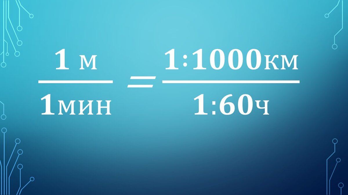 Перевод в км ч