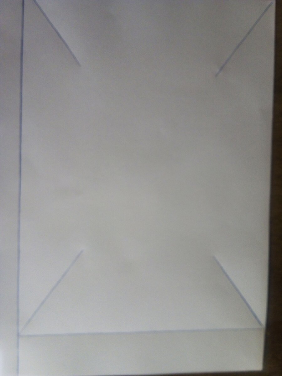 Полоску слева делим вдоль на две.