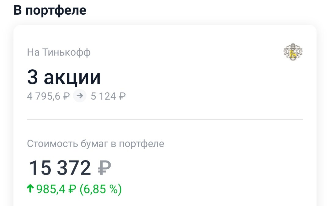 Доход получился почти 1к ₽