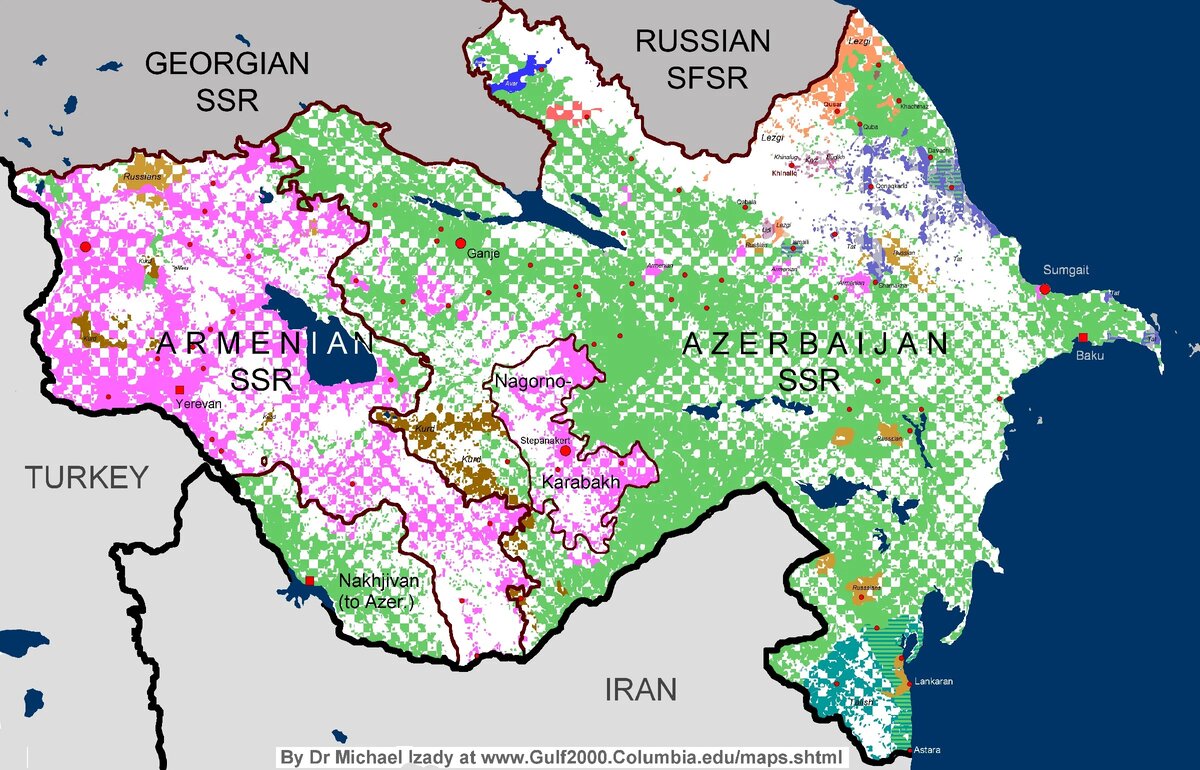 Карта будущее армении