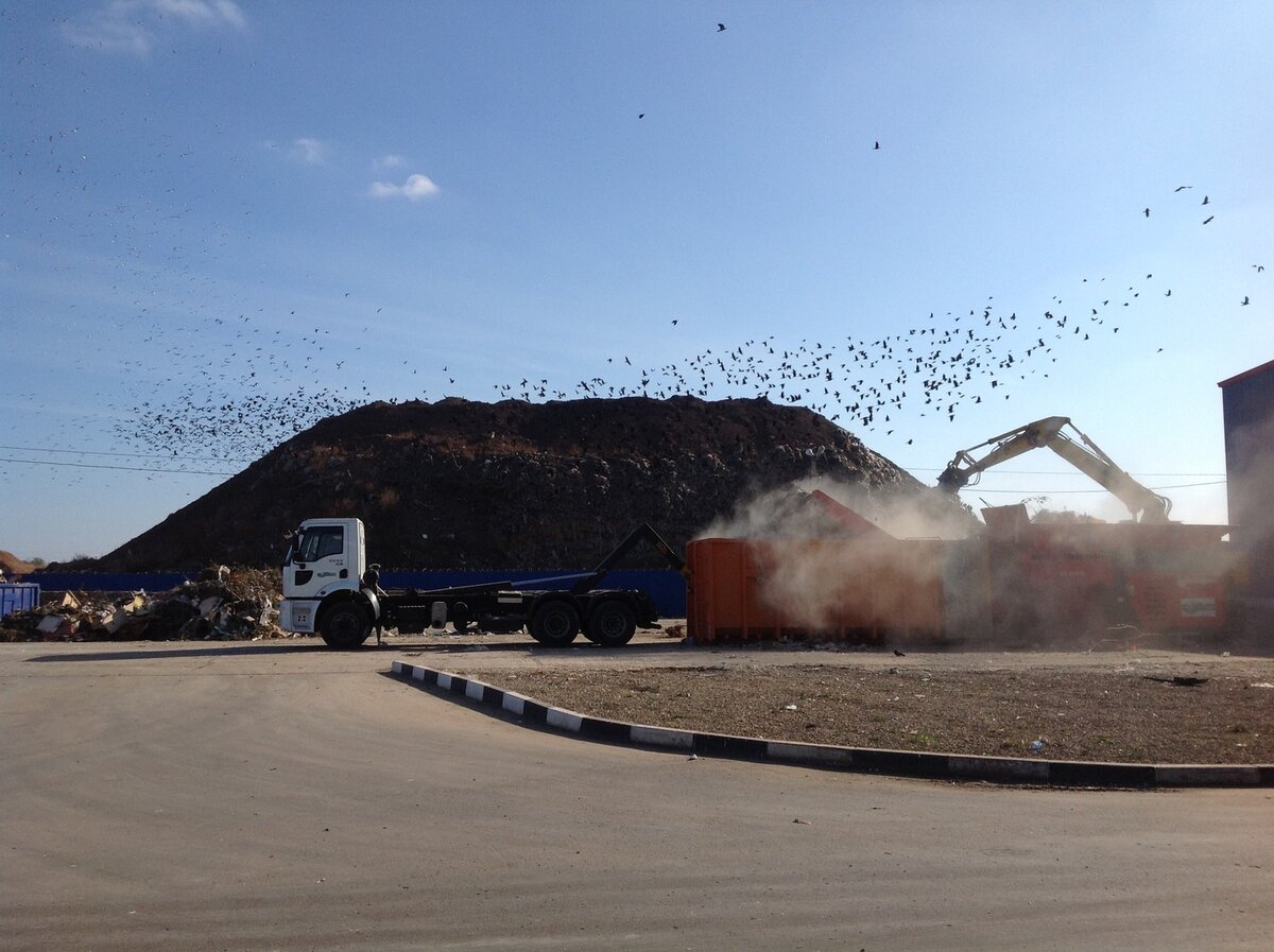 Гигантские российские свалки