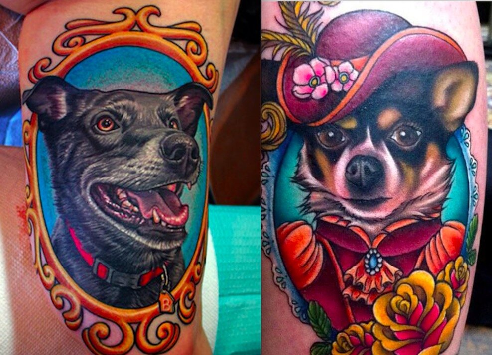 Временные татуировки с животными REX