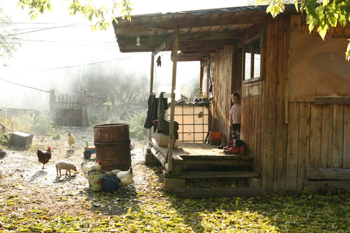 Наш "первый" арендованный дом.