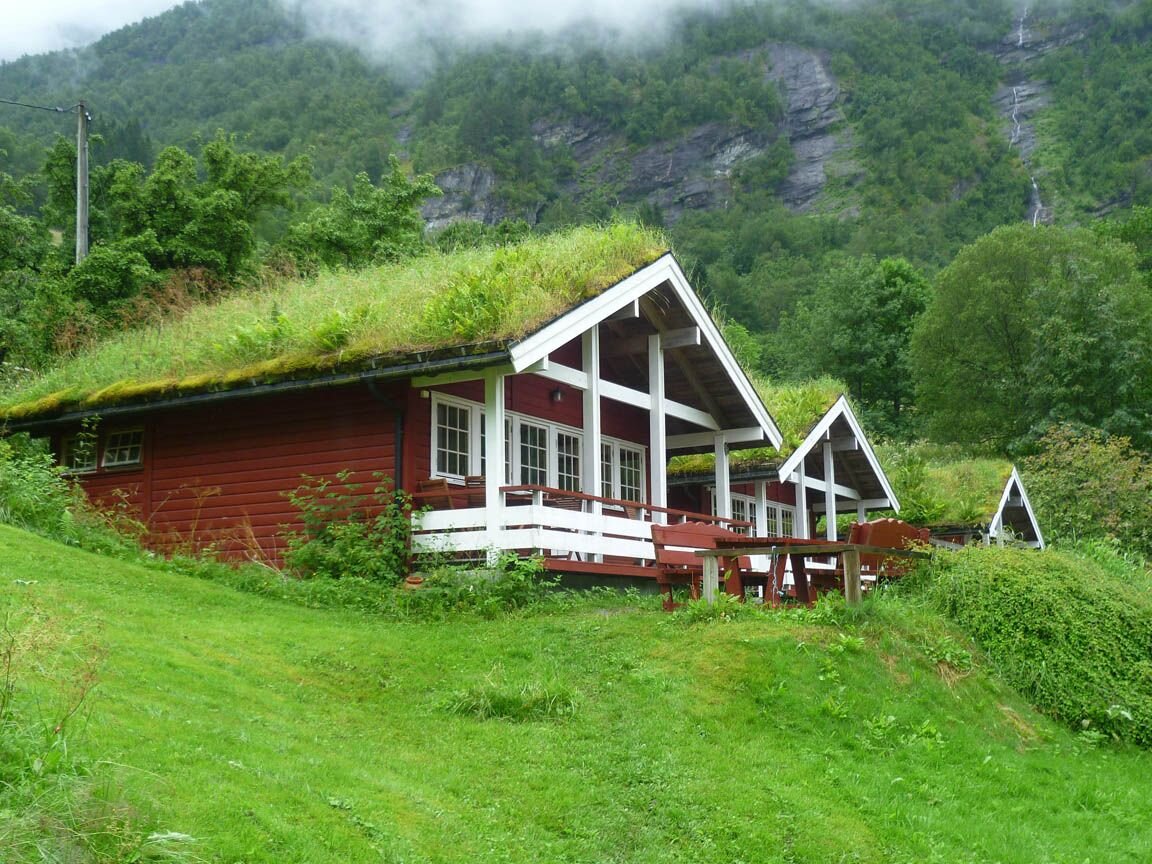 🌱Кровля из земли и травы, или Норвегия возвращается к истокам | Интересный  Дом | Дзен